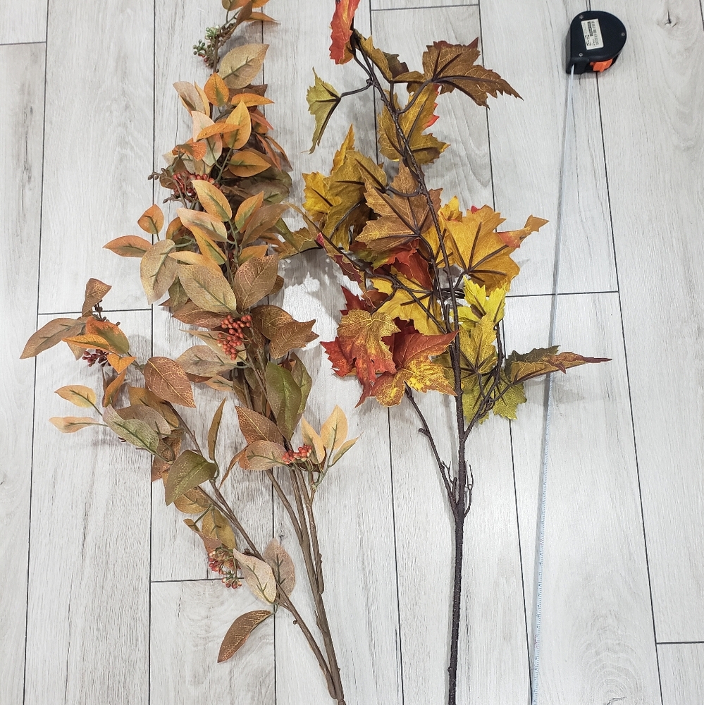 3/$15 Set of 2 branches of fall foliage